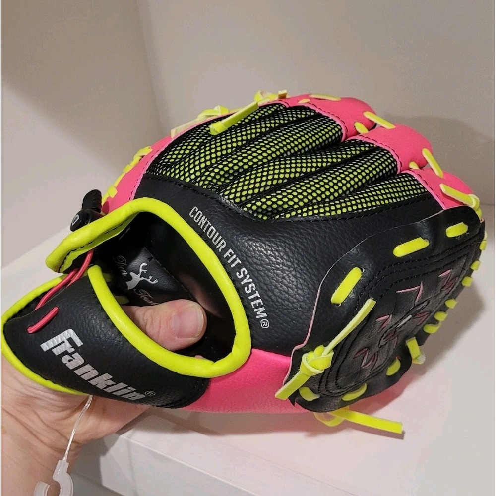 Franklin‎ Sports Kids Youth Baseball Softball Teeball Neo Grip Glove Pink 9"